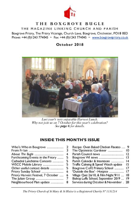 Boxgrove Bugle Oct 2018