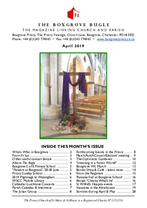 Boxgrove Bugle Apr 2019