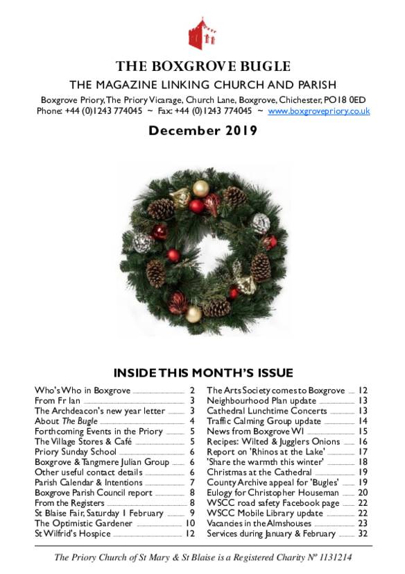 Boxgrove Bugle Dec 2019