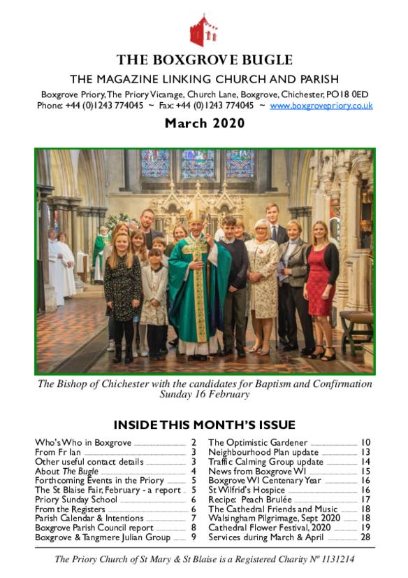 Boxgrove Bugle Mar 2020