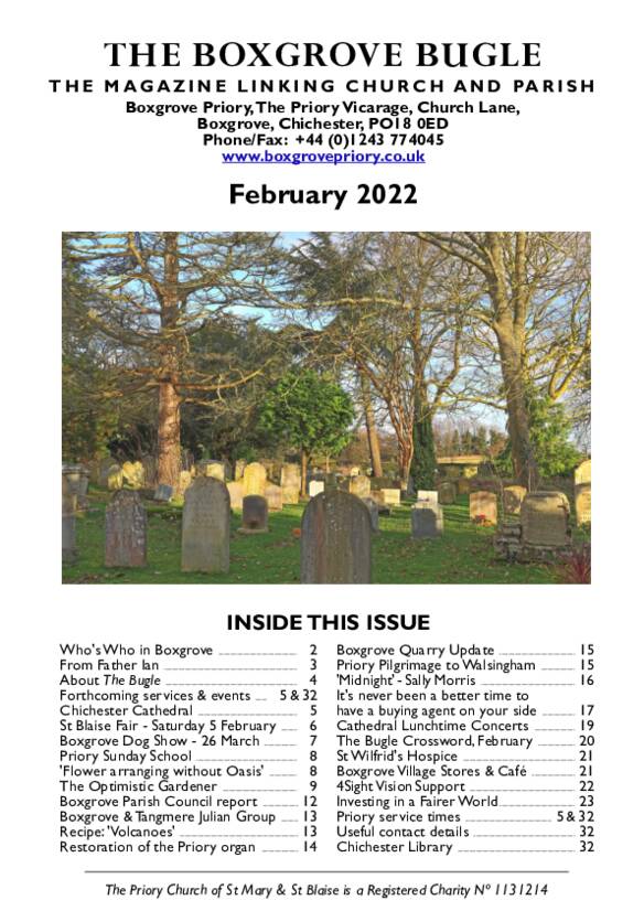 Boxgrove Bugle Feb 2022