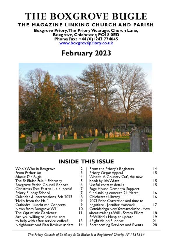 Boxgrove Bugle Feb 2023