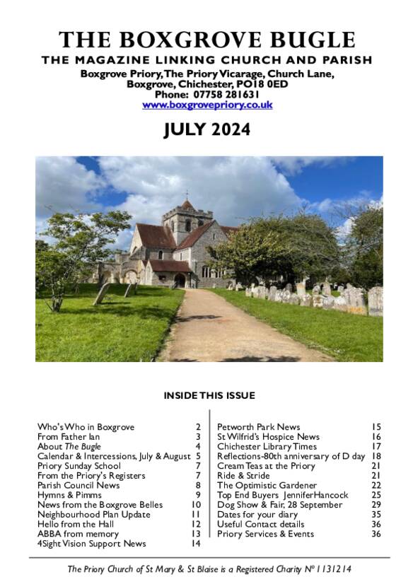 Boxgrove Bugle Jul 2024