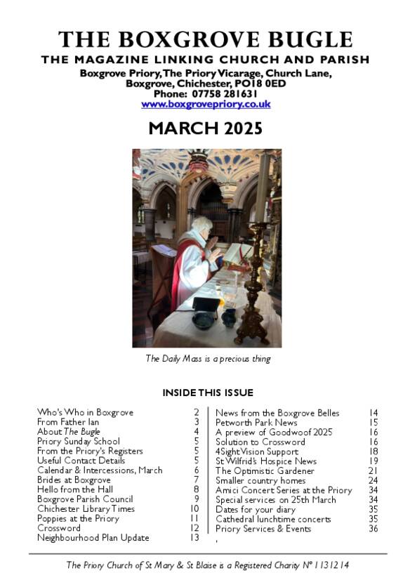 Boxgrove Bugle Mar 2025