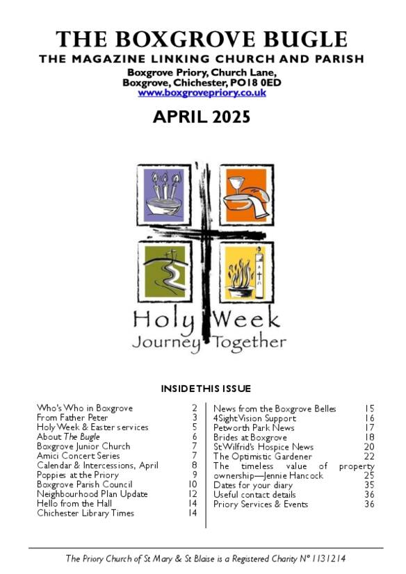 Boxgrove Bugle Apr 2025