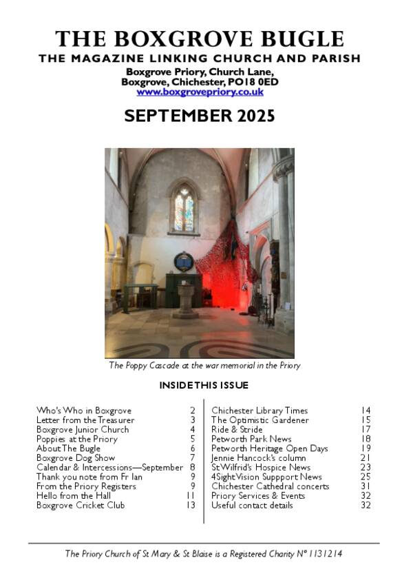 Boxgrove Bugle Sep 2025