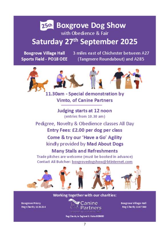 Boxgrove Dog Show