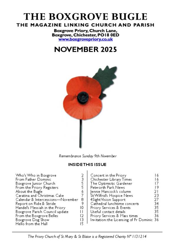 Boxgrove Bugle Nov 2025